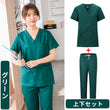 画像をギャラリービューアに読み込む, スクラブ上下セット 半袖 女性用 男性用 S〜XXXL 6色