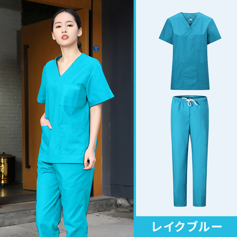 スクラブ上下セット 半袖 女性用 S〜XXXL 10色