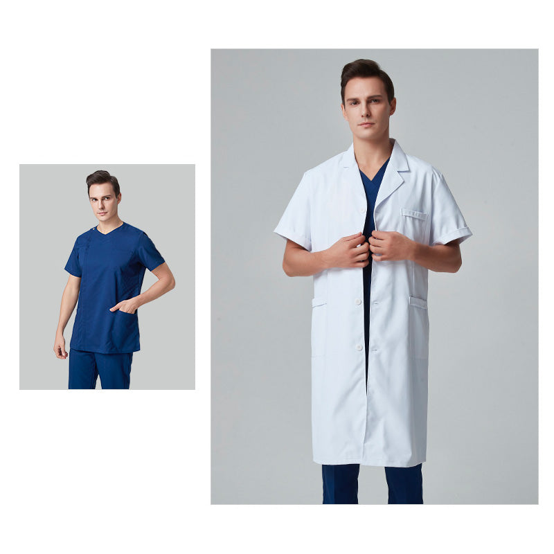 白衣 半袖 女性用 男性用 S〜XXXL 2色