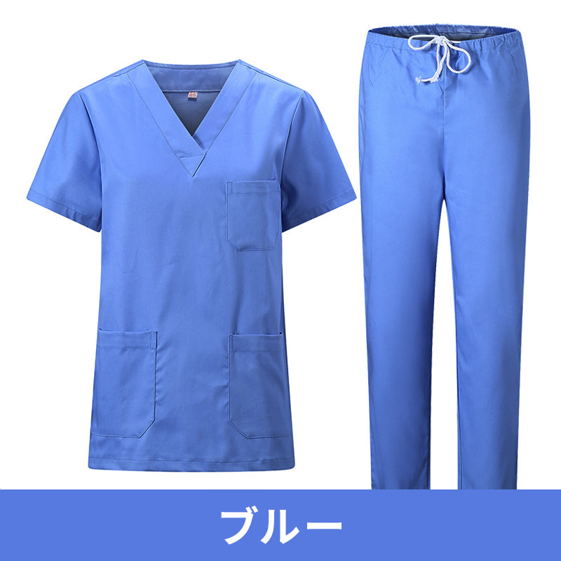 スクラブ上下セット 半袖 女性用 S〜XXXL 10色