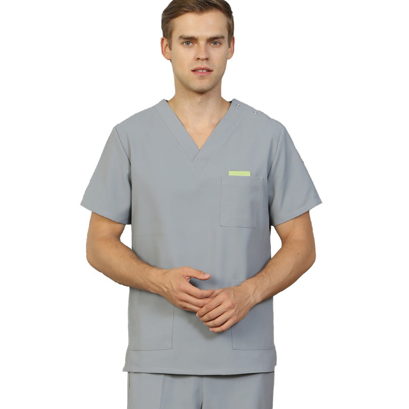 スクラブ上下セット 半袖 男性用 S〜XXL