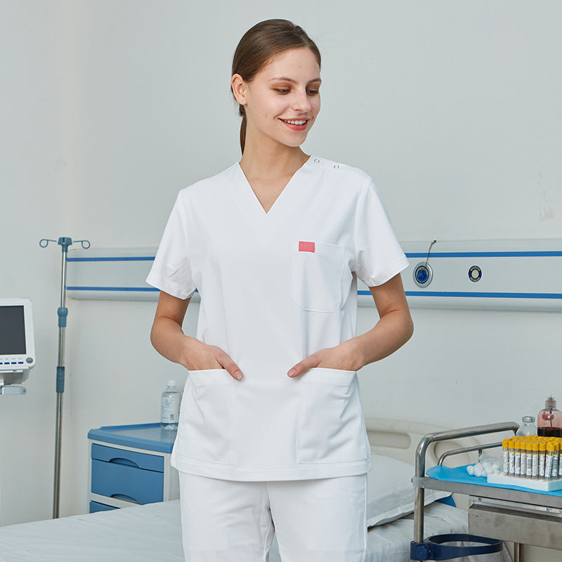 スクラブ上下セット 半袖 女性用 S〜XXL