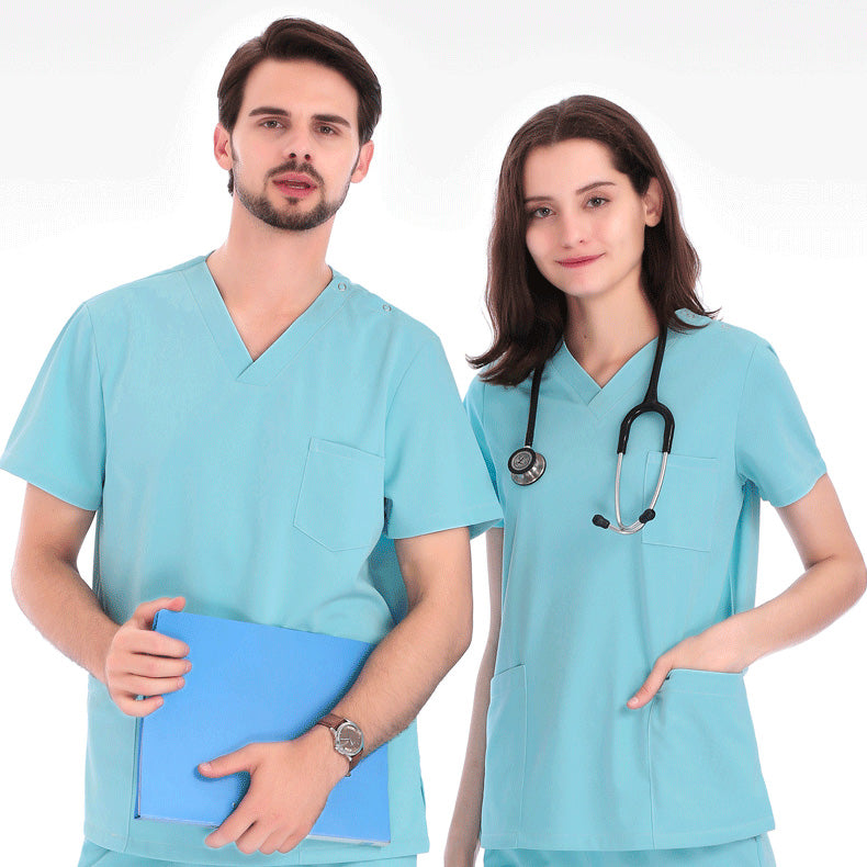 スクラブ上下セット 半袖 女性用 男性用 S〜XXXL 6色