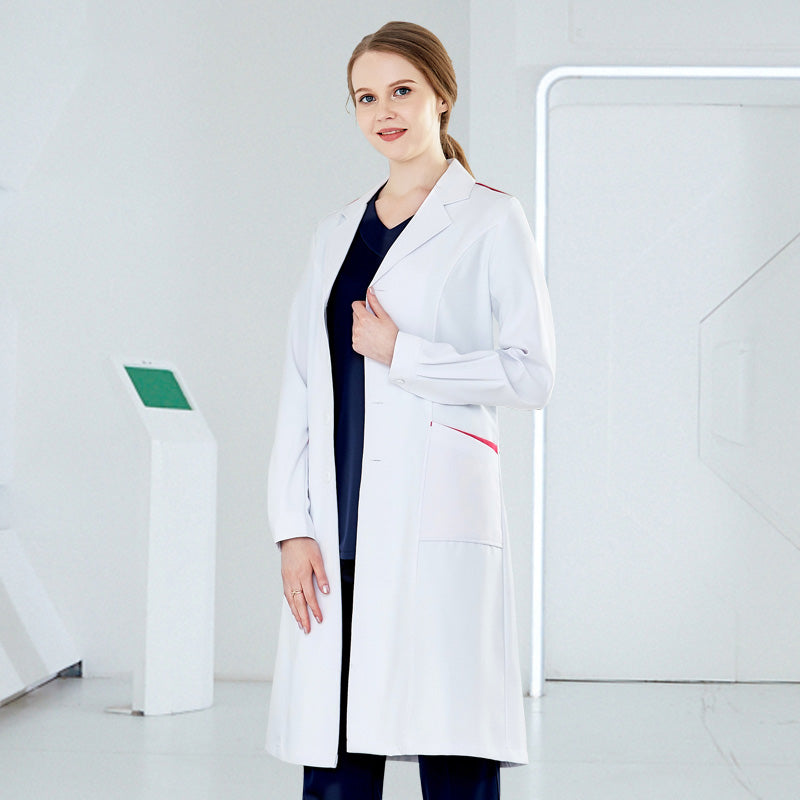 白衣 長袖 女性用 男性用 S〜XXXL