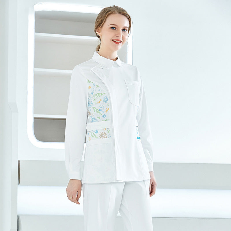ナースウェア 長袖 女性用 S〜XXXL