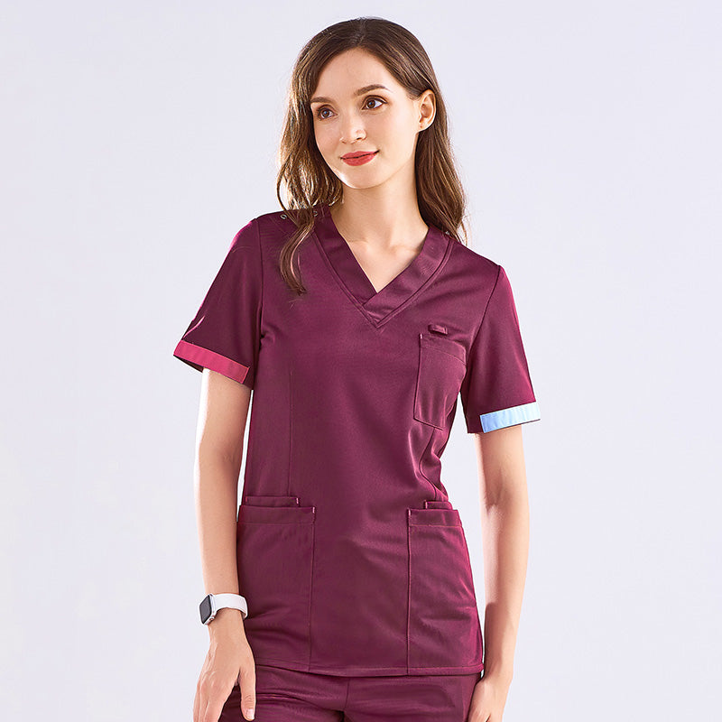 スクラブ 半袖 女性用 男性用 S〜XXXL 2色