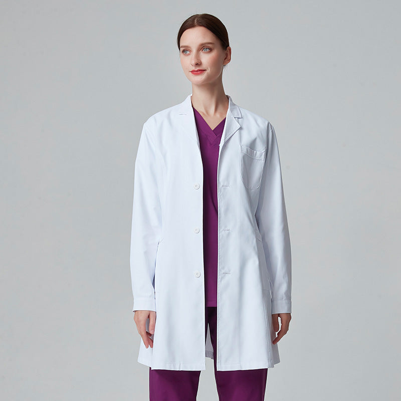 白衣 長袖 男性用 女性用 S〜XXXL 2色