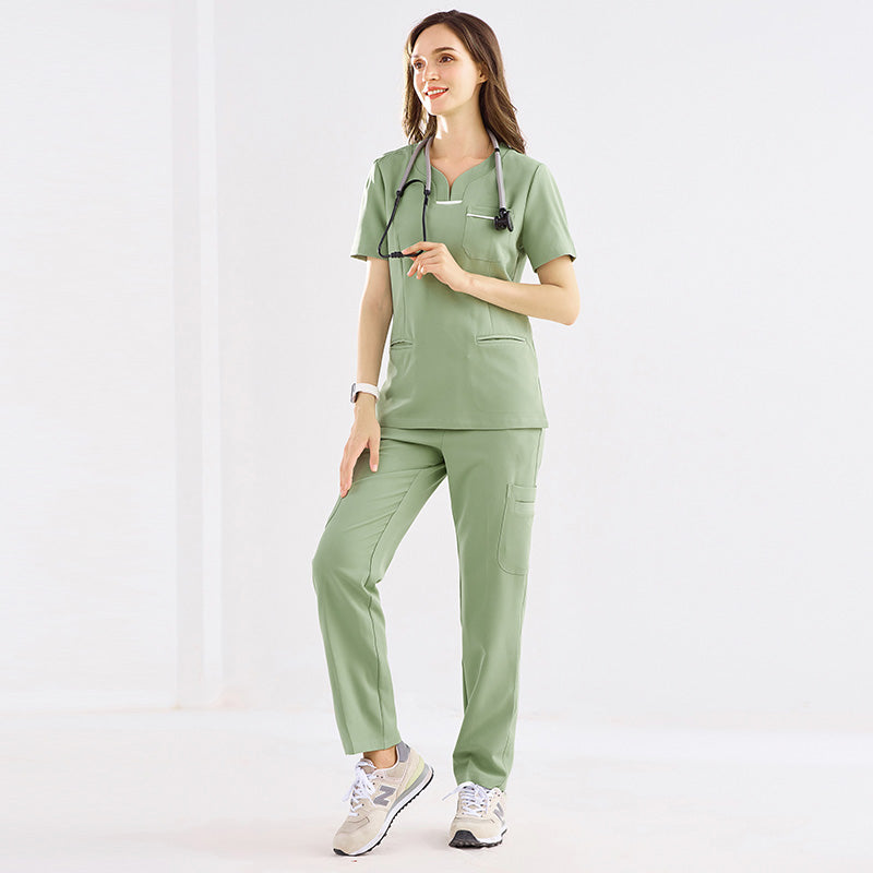 スクラブ 半袖 女性用 S〜XXXL 8色