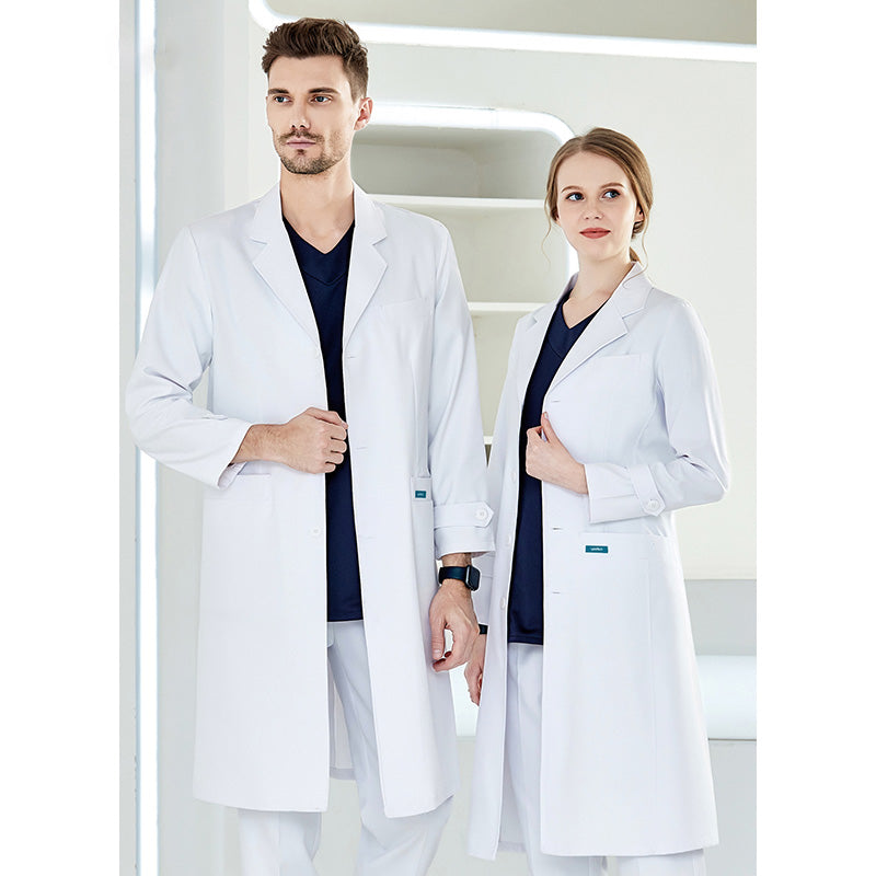白衣 長袖 女性用 男性用 S〜XXXL