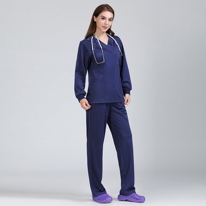 スクラブ 長袖 女性用 男性用 S〜XXXL 4色