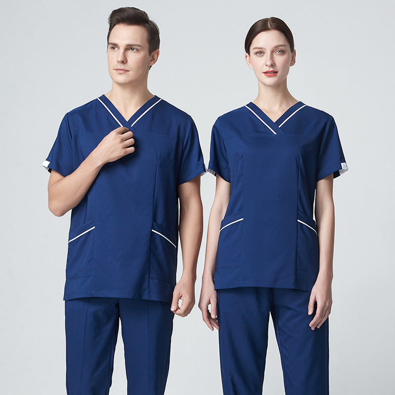 スクラブ上下セット 半袖 男女兼用 XS〜XXXL 3色