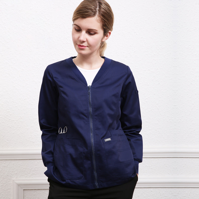 ナースジャケット 長袖 女性用 S〜XXXL