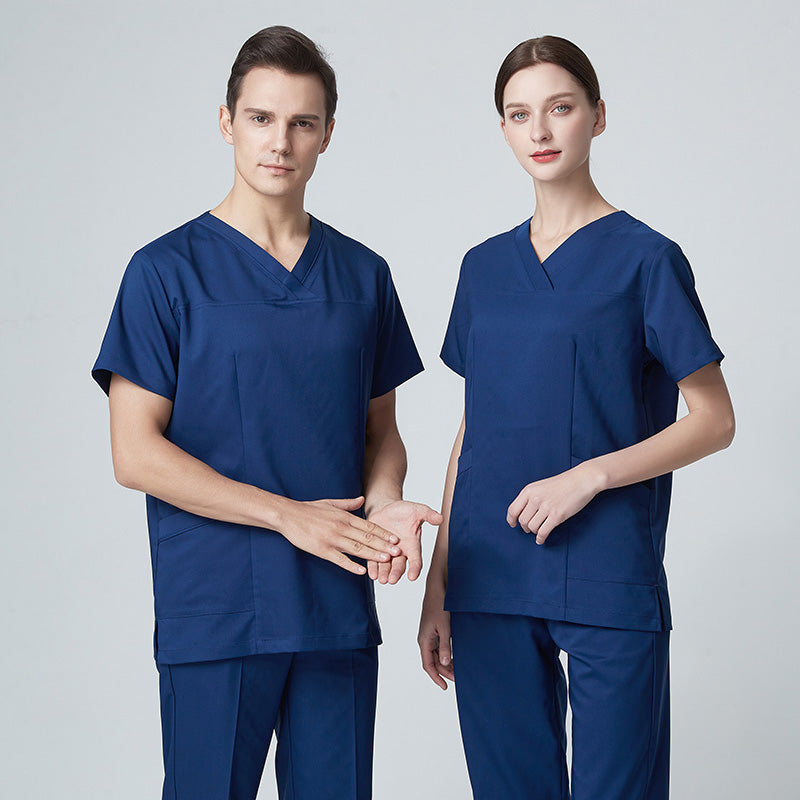 スクラブ上下セット 半袖 男女兼用 XS〜XXXL 2色