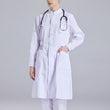 画像をギャラリービューアに読み込む, 白衣 ドクターコート 長袖 女性用 男性用 S〜XXXL 2色
