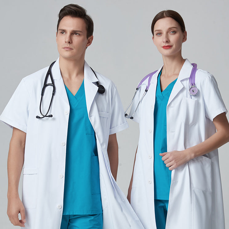 白衣 半袖 男性用/女性用 S〜XXXL