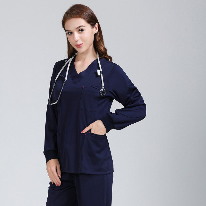 スクラブ 長袖 女性用 男性用 S〜XXXL 3色