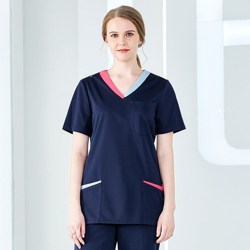 スクラブ 半袖 女性用 S〜XXXL 4色