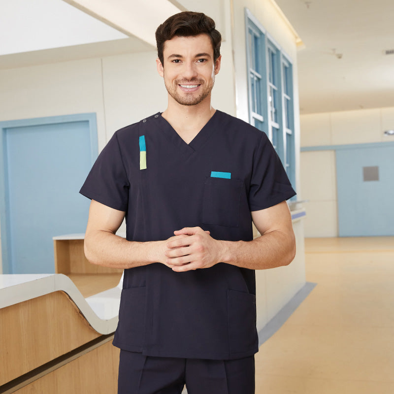 スクラブ上下セット 半袖 女性用 男性用 S〜XXL 2色