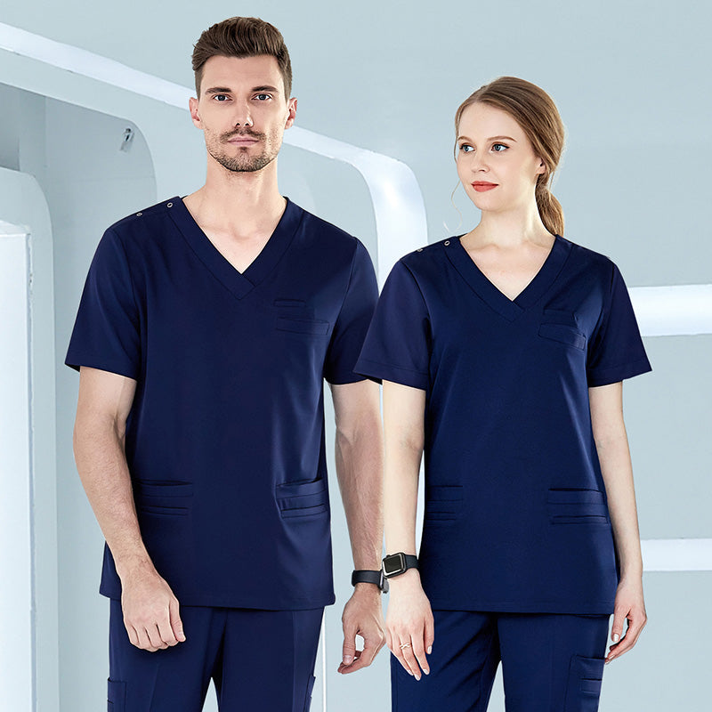 スクラブ 半袖 男女兼用 S〜XXXL 9色