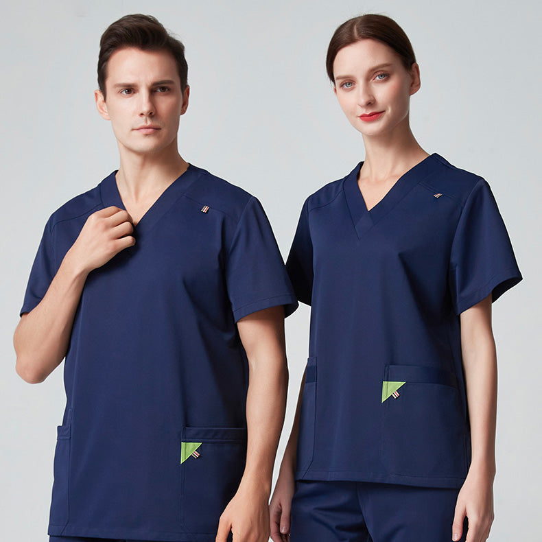 スクラブ上下セット 半袖 男性用/女性用 XS〜XXXL 2色