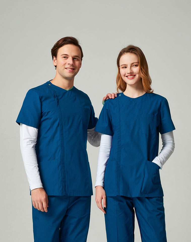 ケーシー上下セット 半袖 男女兼用 XS〜XXXL 4色