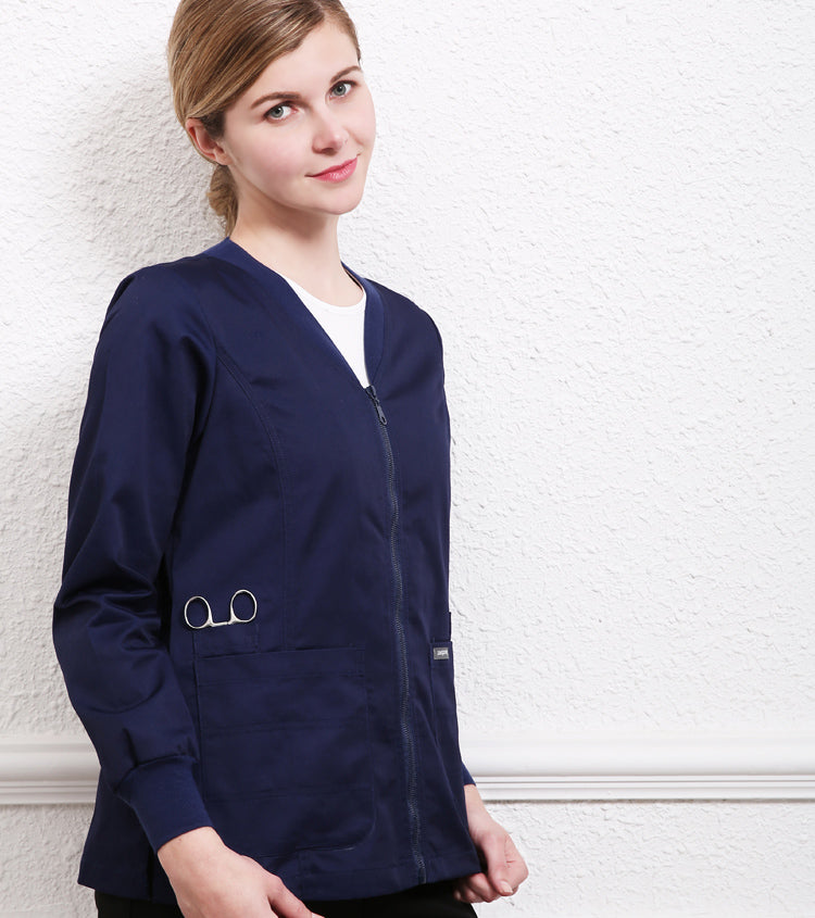 ナースジャケット 長袖 女性用 S〜XXXL