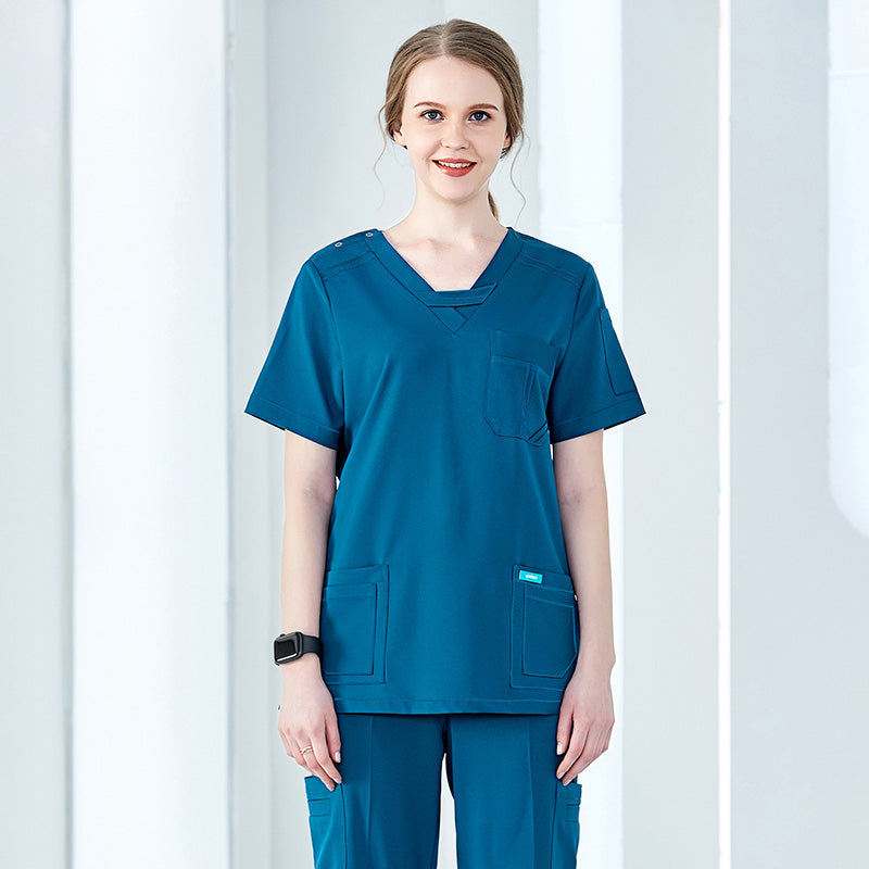 スクラブ 半袖 男女兼用 S〜XXXL 3色