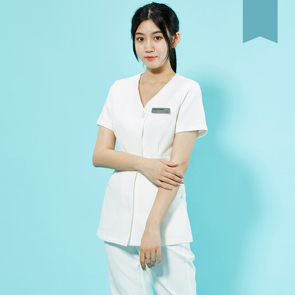 ナースウェア 女性用 半袖/七分袖 S〜XXXL