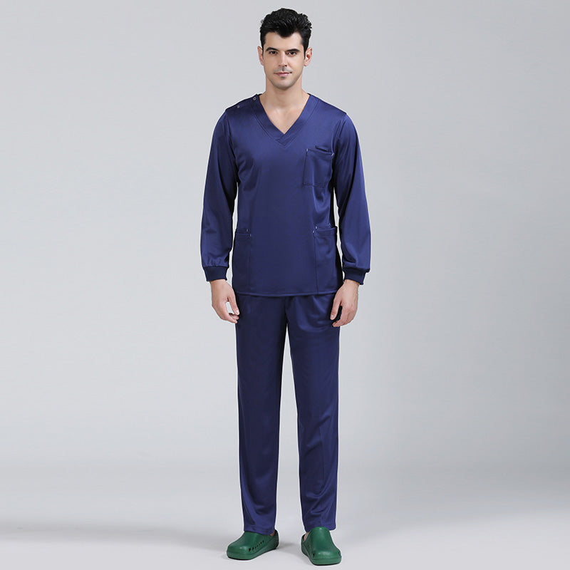 スクラブ 長袖 女性用 男性用 S〜XXXL 4色