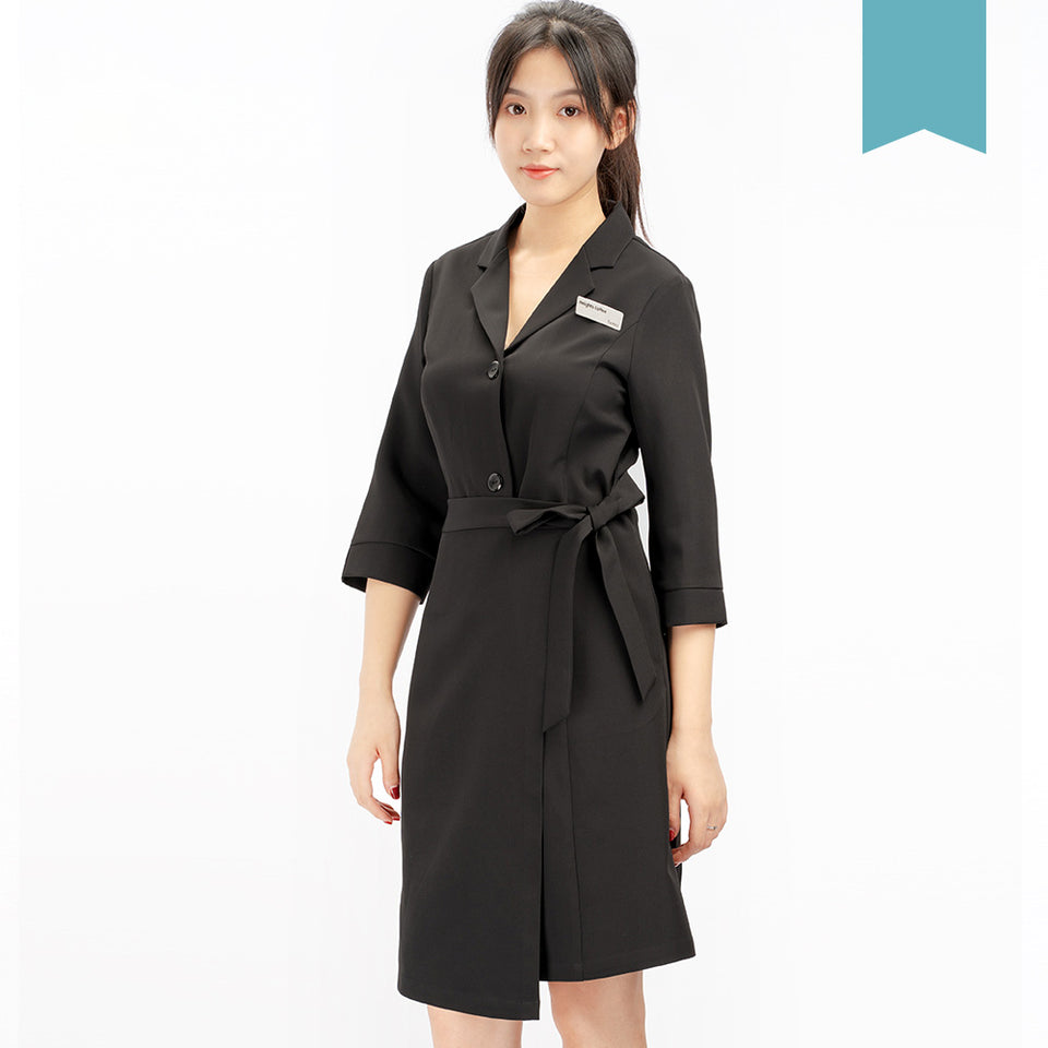 ナースウェア 女性用 七分袖 S〜XXL 2色