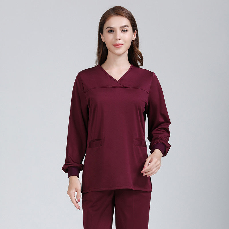 スクラブ 長袖 女性用 男性用 S〜XXXL 3色