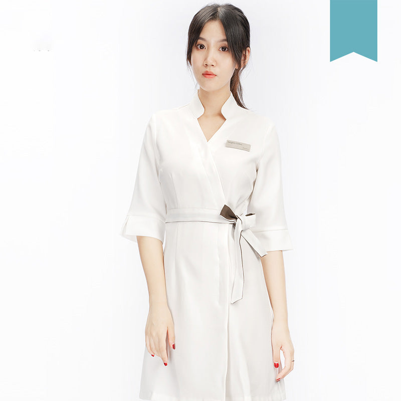 ナースウェア 女性用 半袖/七分袖 S〜XXXL 2色