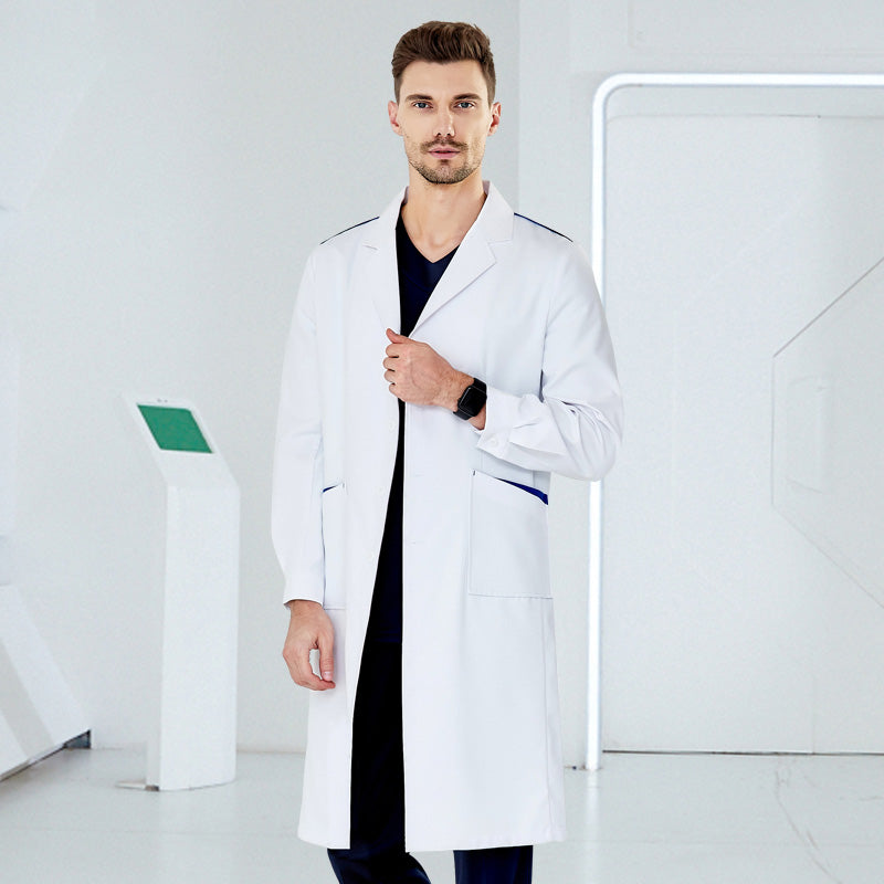 白衣 長袖 女性用 男性用 S〜XXXL