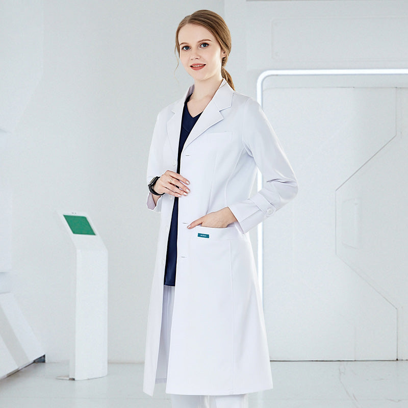 白衣 長袖 女性用 男性用 S〜XXXL