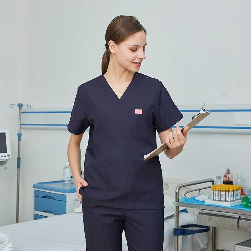 スクラブ上下セット 半袖 女性用 S〜XXL 4色