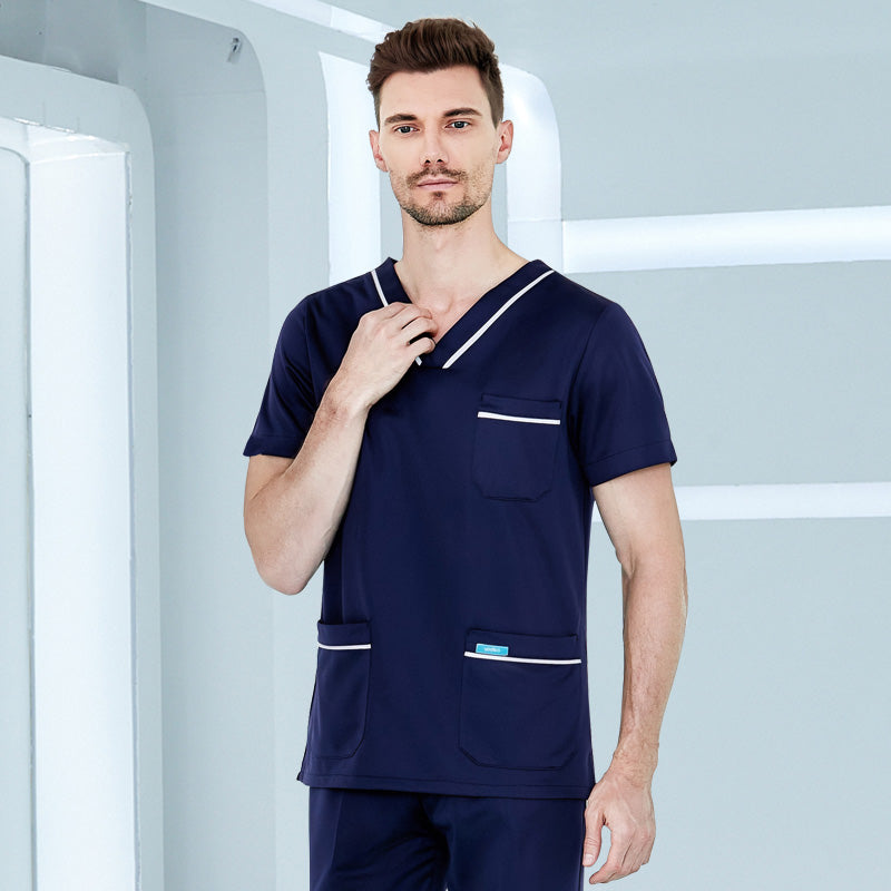 スクラブ 半袖 女性用 男性用 S〜XXXL 2色