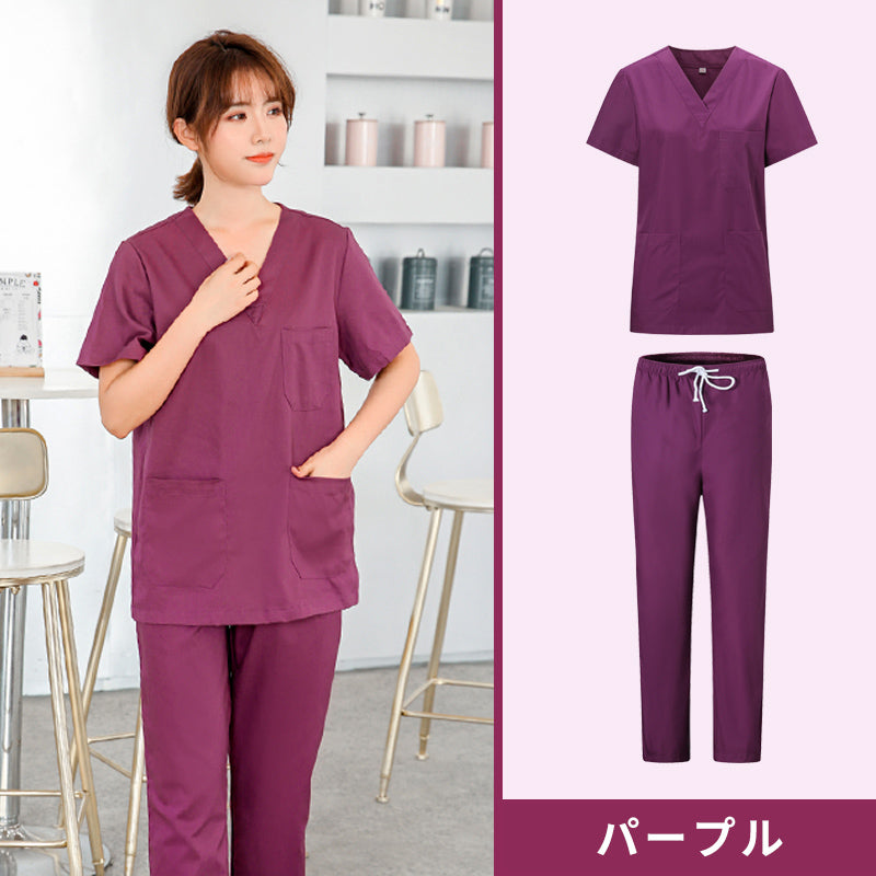 スクラブ上下セット 半袖 女性用 S〜XXXL 10色