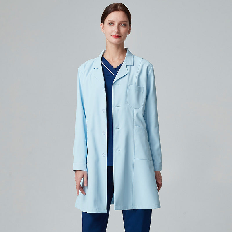 白衣 長袖 女性用 男性用 S〜XXXL 2色