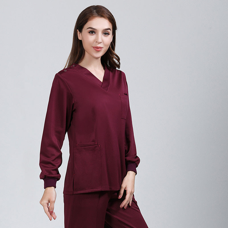 スクラブ 長袖 女性用 男性用 S〜XXXL 3色