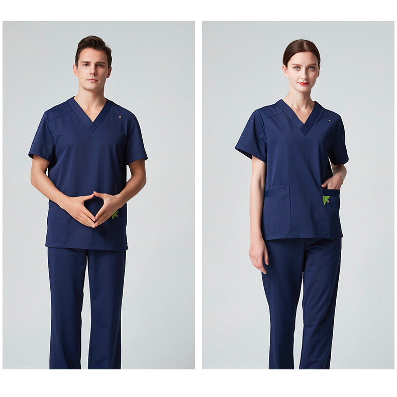 スクラブ上下セット 半袖 男性用/女性用 XS〜XXXL 2色