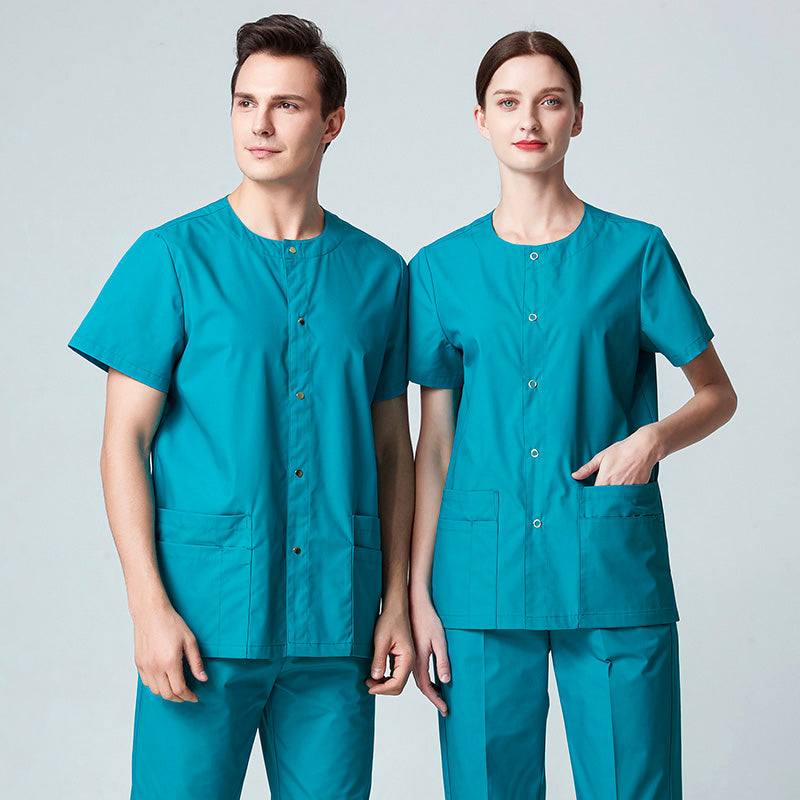 スクラブ上下セット 半袖 男女兼用 XS〜XXXL 6色