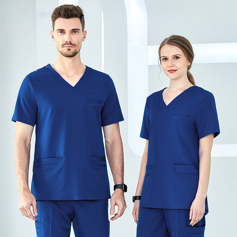 スクラブ 半袖 男女兼用 S〜XXXL 9色