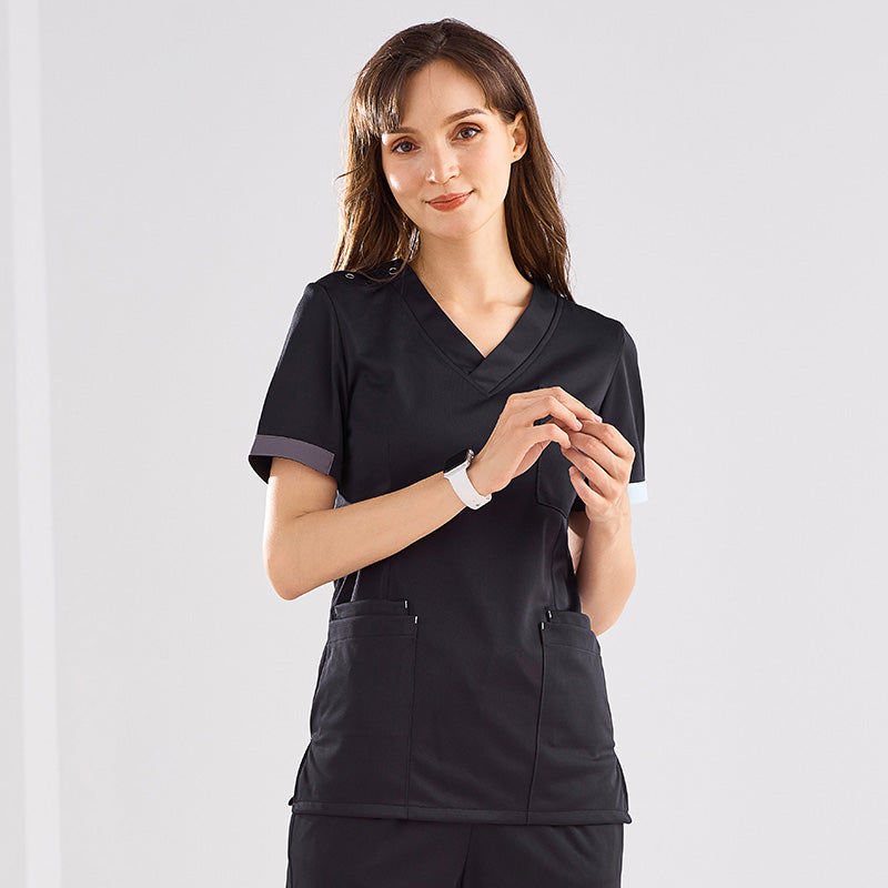 スクラブ 半袖 女性用 男性用 S〜XXXL 2色