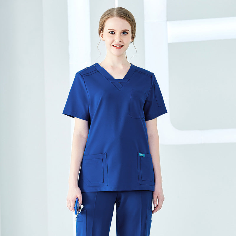 スクラブ 半袖 男女兼用 S〜XXXL 3色