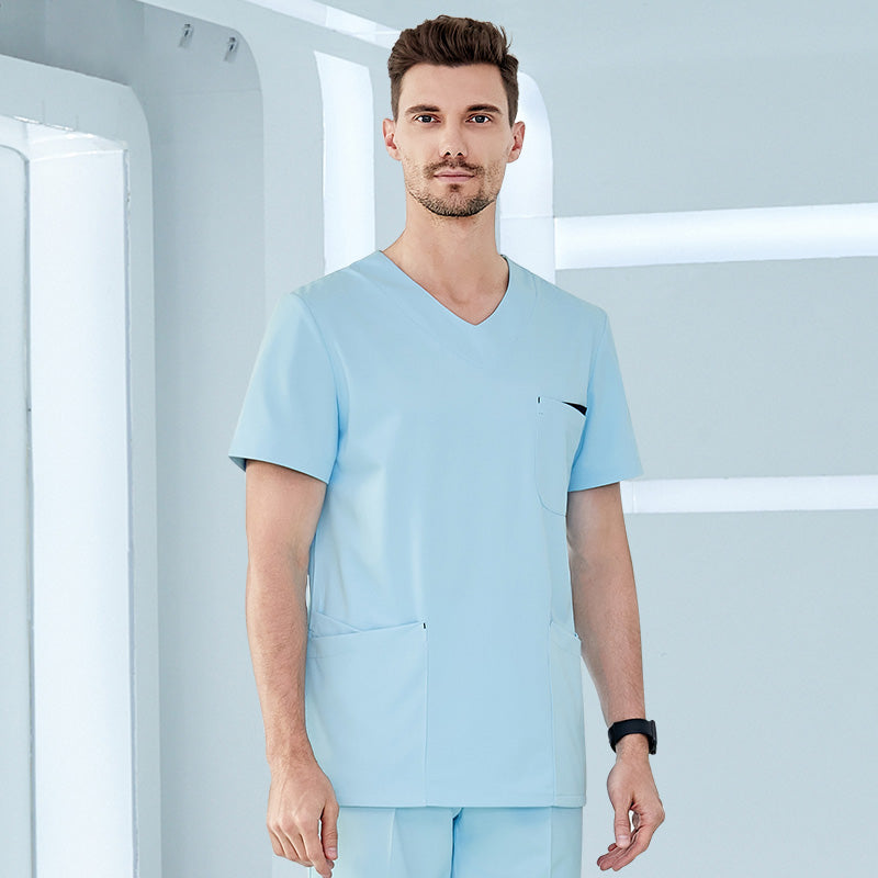 スクラブ 半袖 女性用 男性用 S〜XXXL 2色