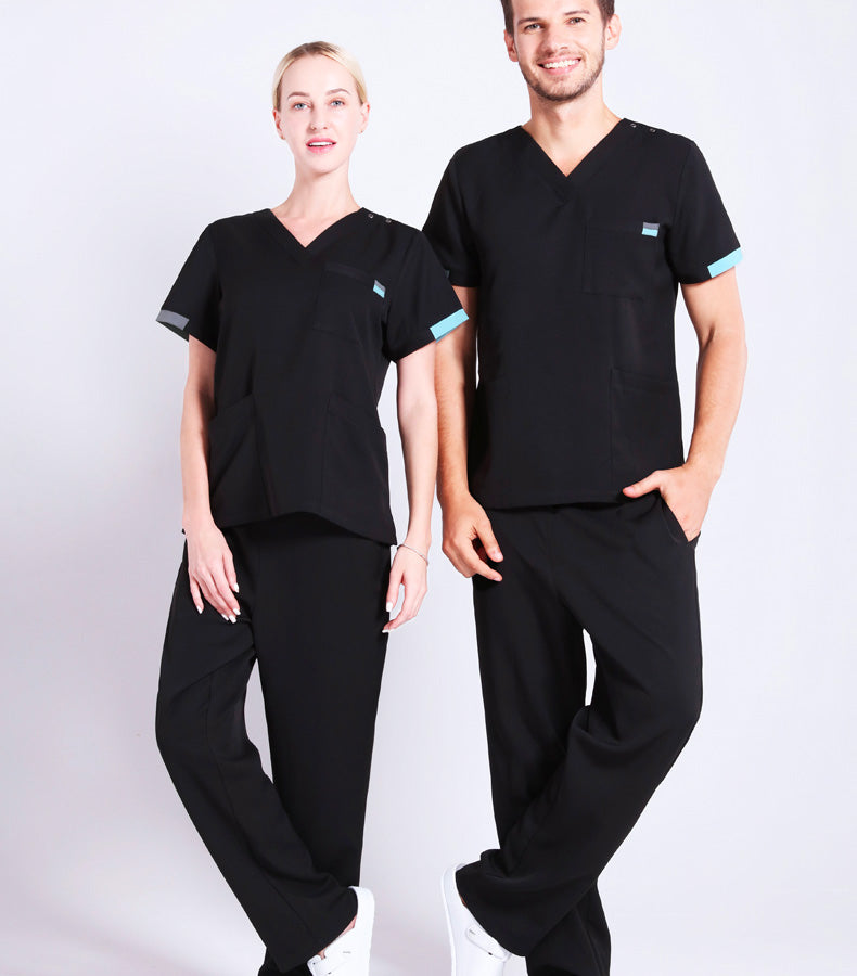 スクラブ上下セット 半袖 男女兼用 S〜XXXL 3色