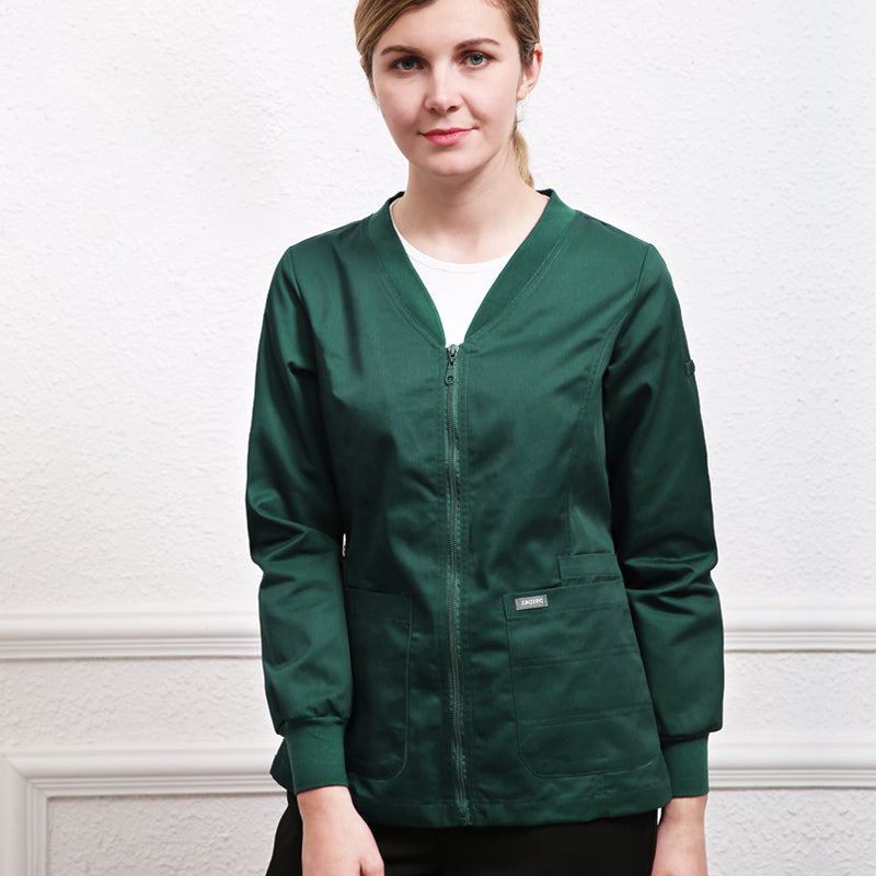 ナースジャケット 長袖 女性用 S〜XXXL