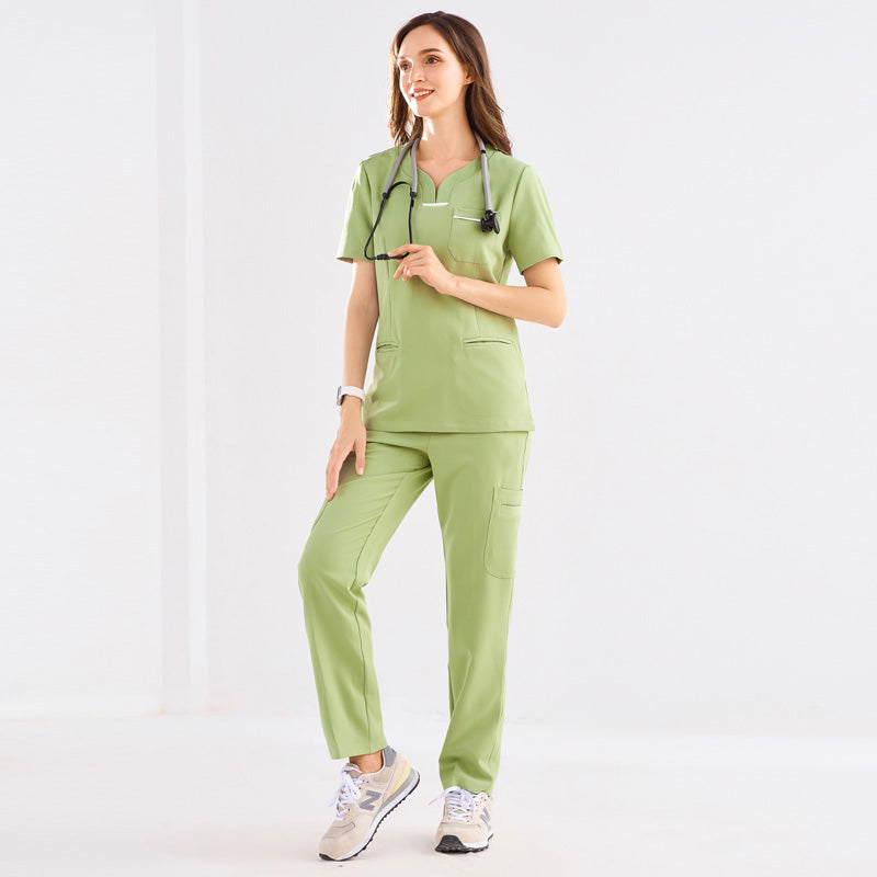 スクラブ 半袖 女性用 S〜XXXL 8色