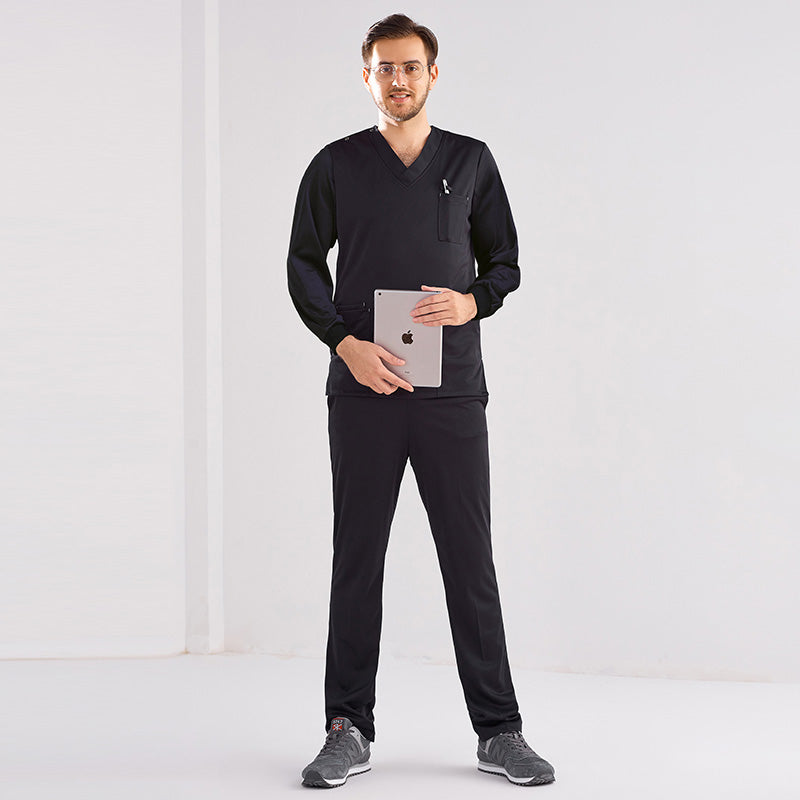 スクラブ 長袖 女性用 男性用 S〜XXXL 4色