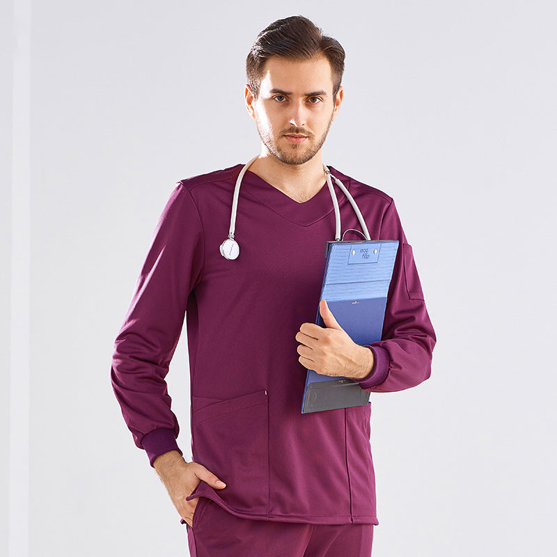 スクラブ 長袖 女性用 男性用 S〜XXXL 4色